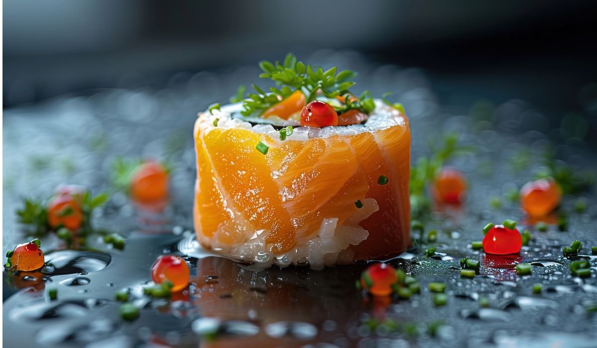 Salmon Wrapped Sushi Order NYT-Style